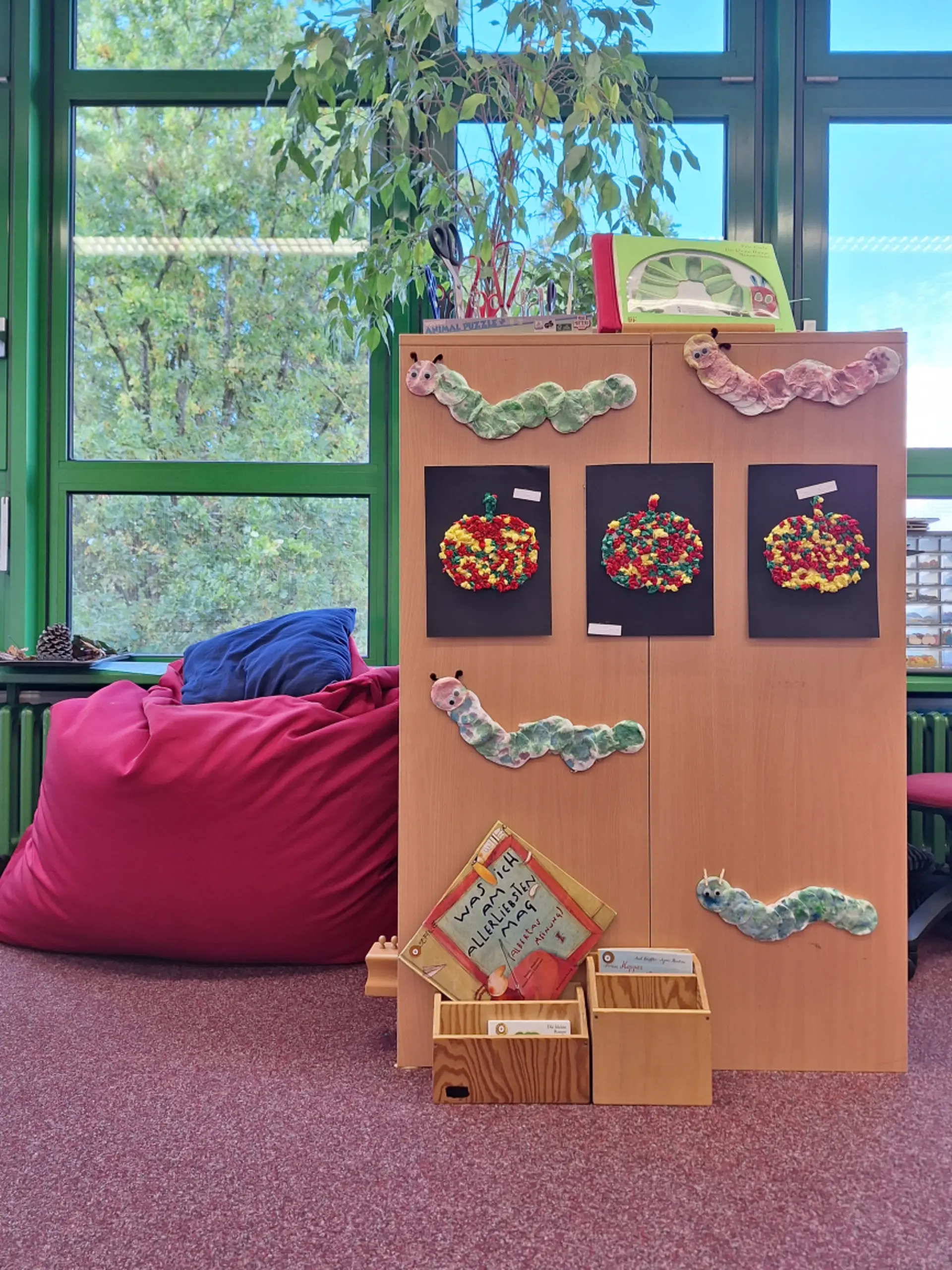 Leseecke im Klassenraum