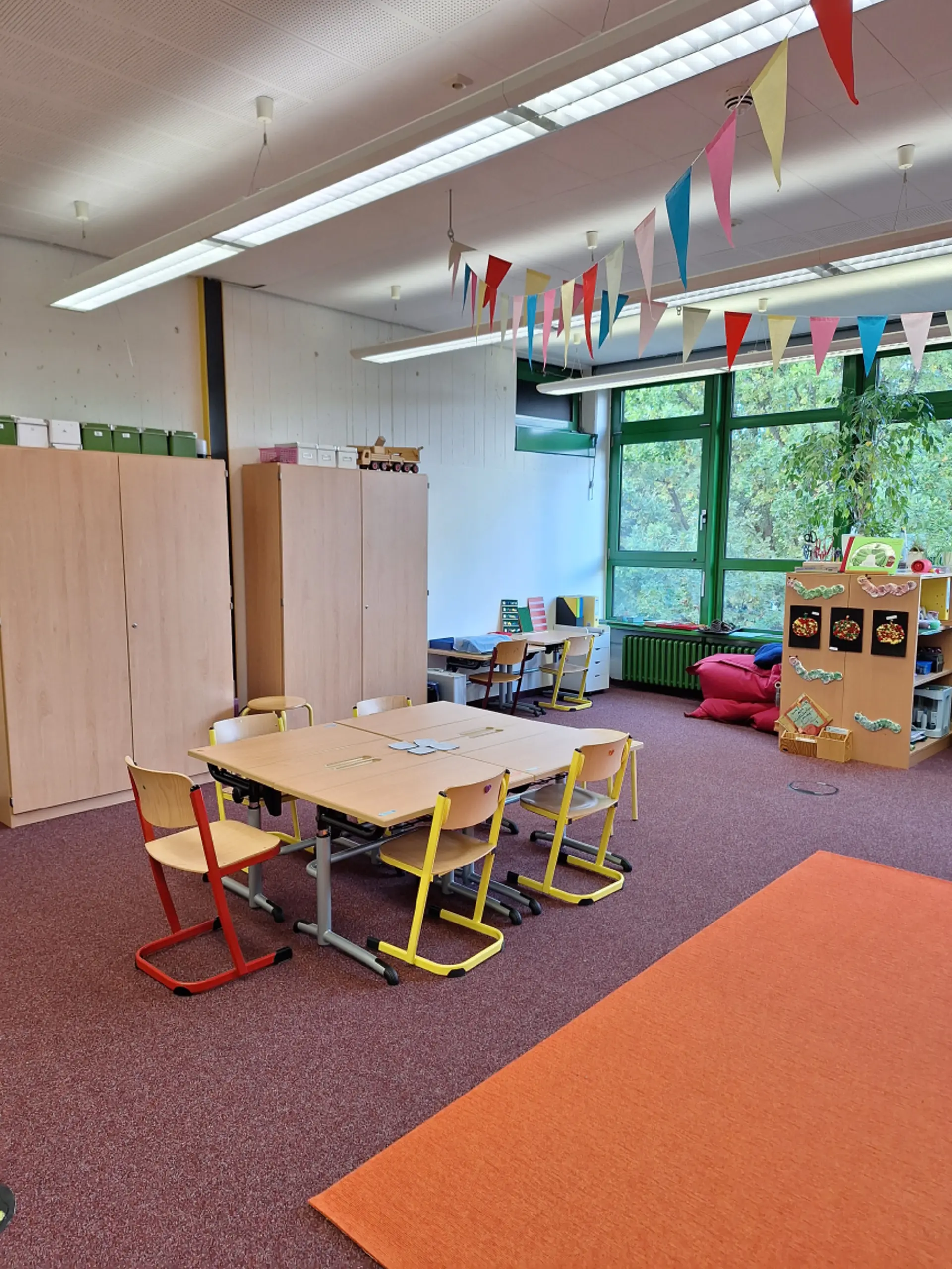 Renovierter Klassenraum