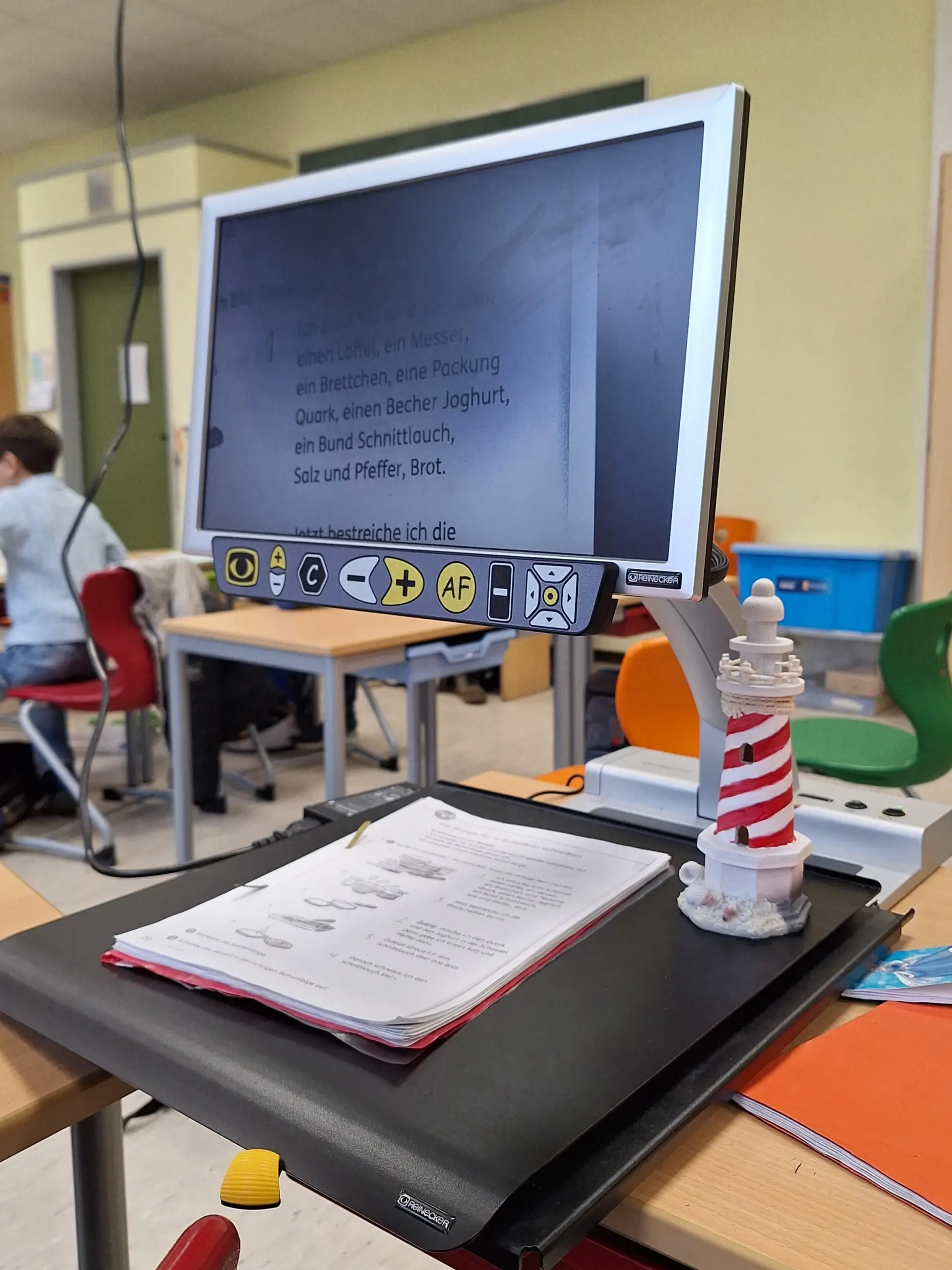 Grundschul-Arbeitsplatz im Gemeinsamen Lernen